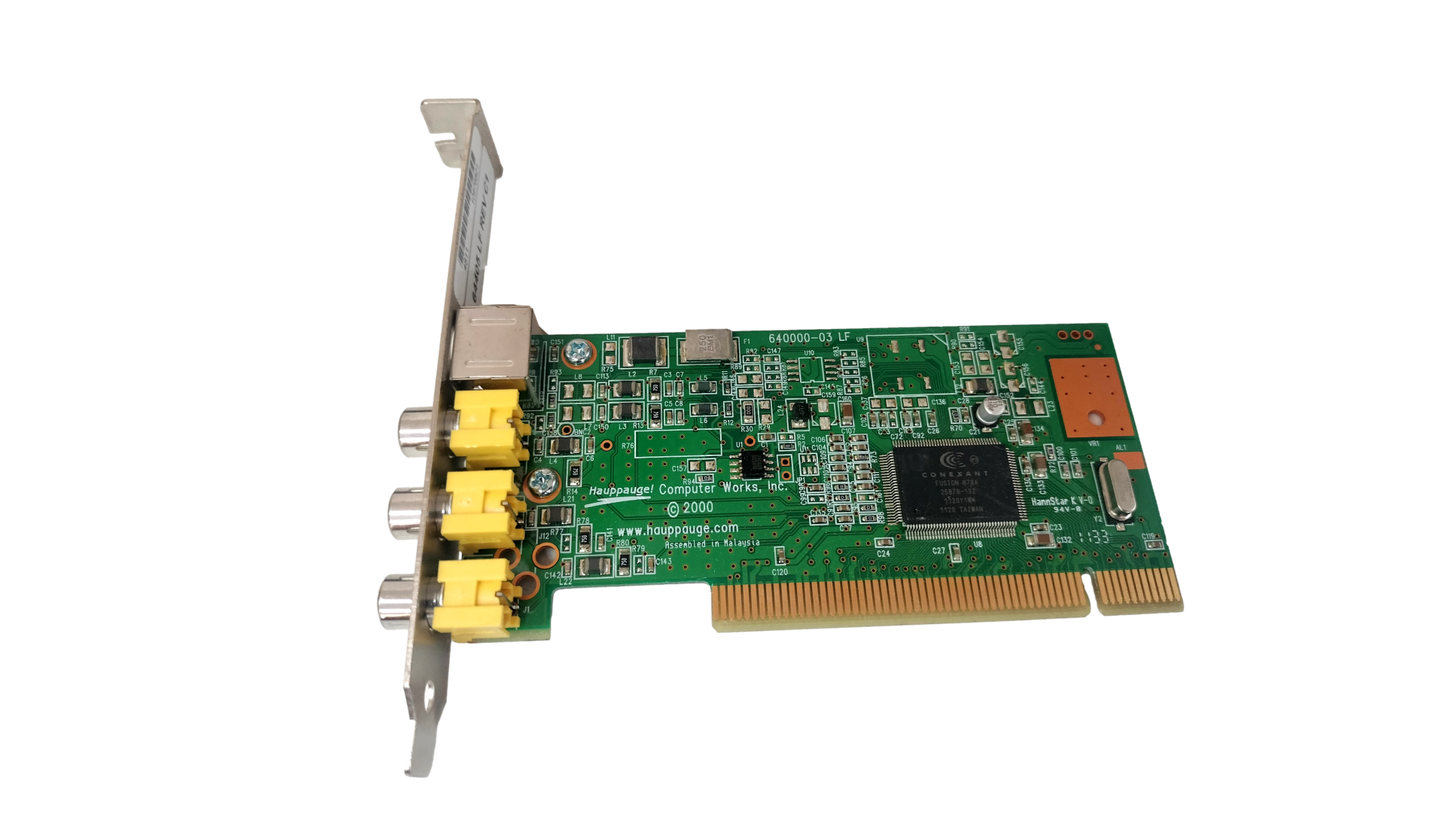 Hauppauge 640000-03 LF PCI Video Capture Card 64405 REV C1 High Profile