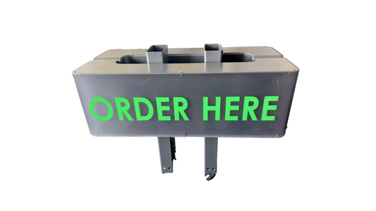 NCR Order Here Sign Top