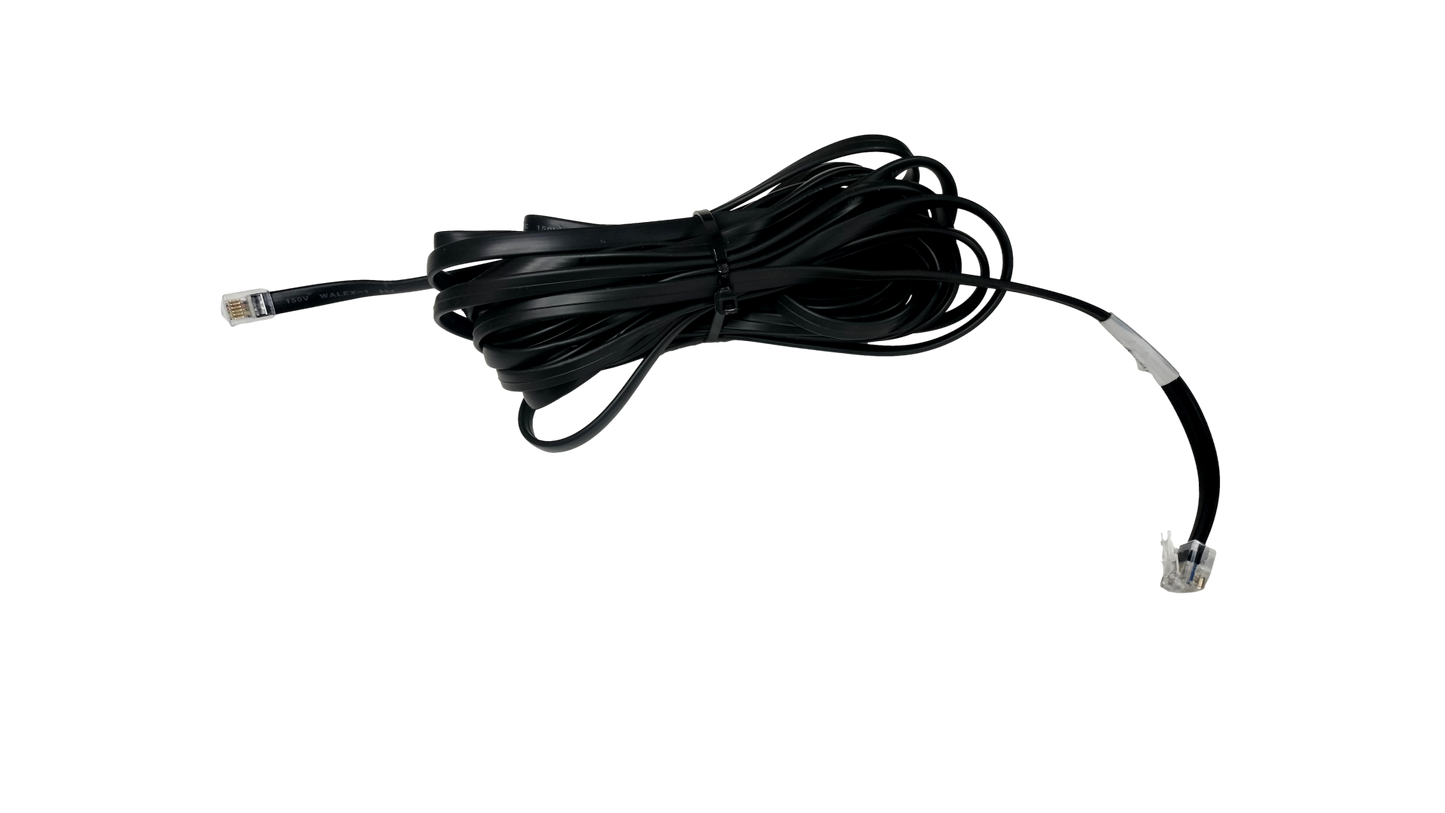 NCR 1639-K069 25' RJ11 6-pin Bump Bar Serial Cable 497-0480094