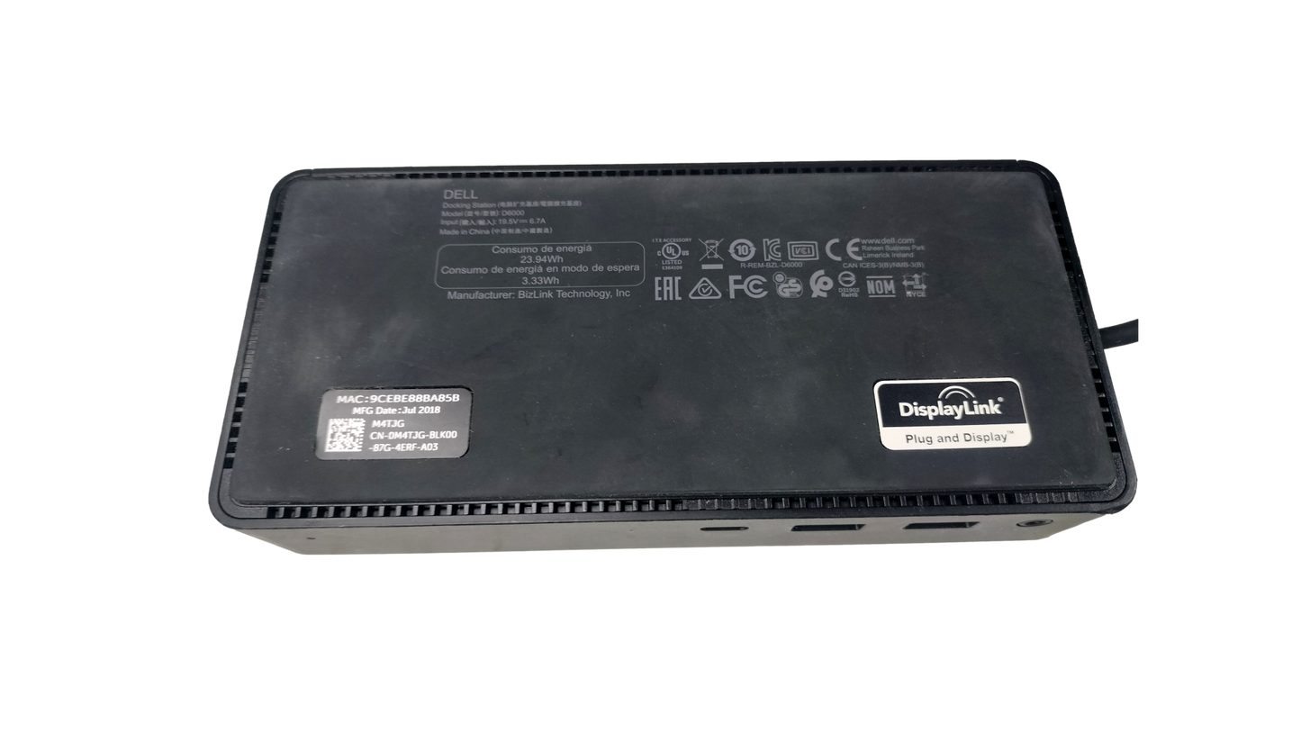 Dell D6000 USB-C 3.0 HDMI Universal Display Docking Station M4TJG