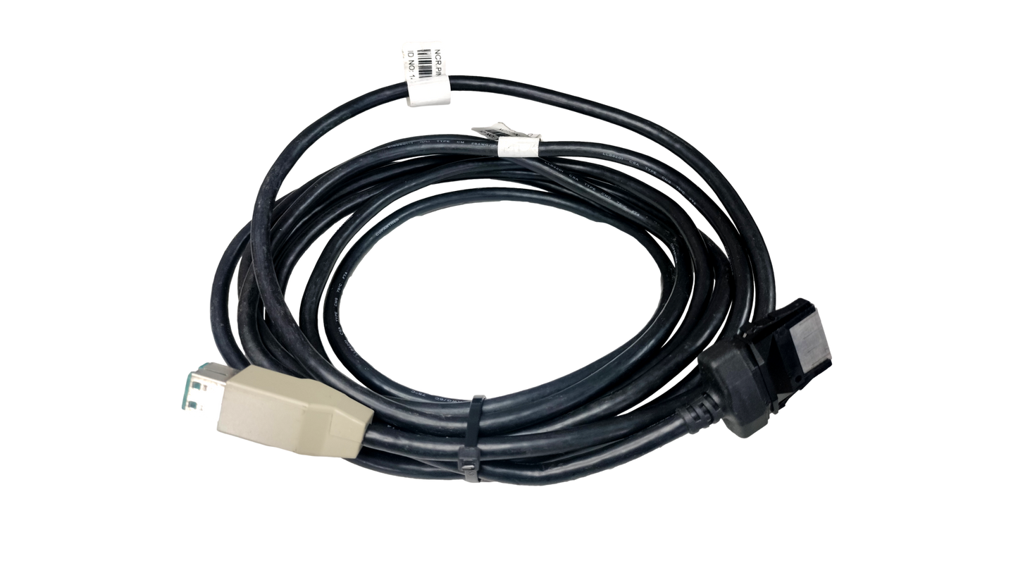 NCR 1432-C478-0040 4 m 12V Powered USB 1x8 Latch-N-Lock Cable