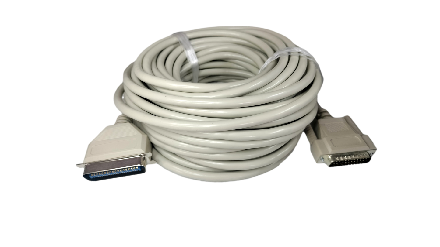 Vintage Cables To Go DIBM25C50 50' IBM CENTRONICS to 25 Pin Serial Printer Cable