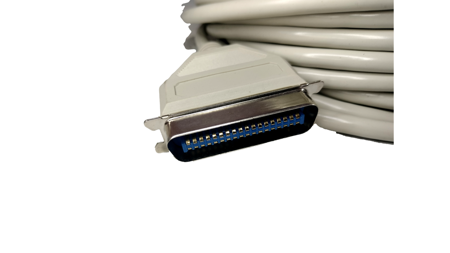 Vintage Cables To Go DIBM25C50 50' IBM CENTRONICS to 25 Pin Serial Printer Cable