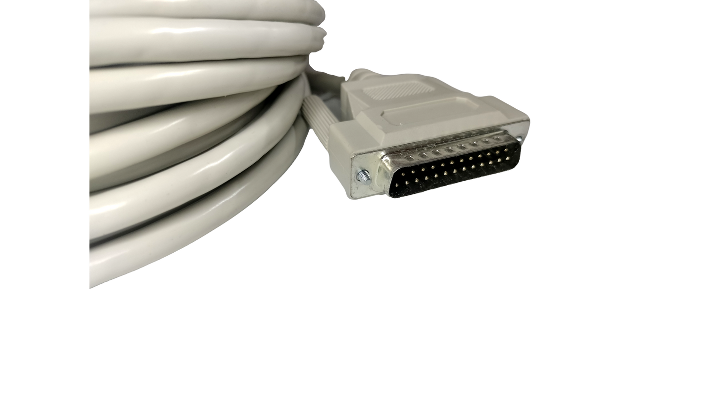Vintage Cables To Go DIBM25C50 50' IBM CENTRONICS to 25 Pin Serial Printer Cable
