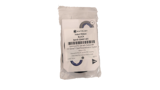 Entrust  DataCard Black Indent Ribbon 140ft. 504461-001