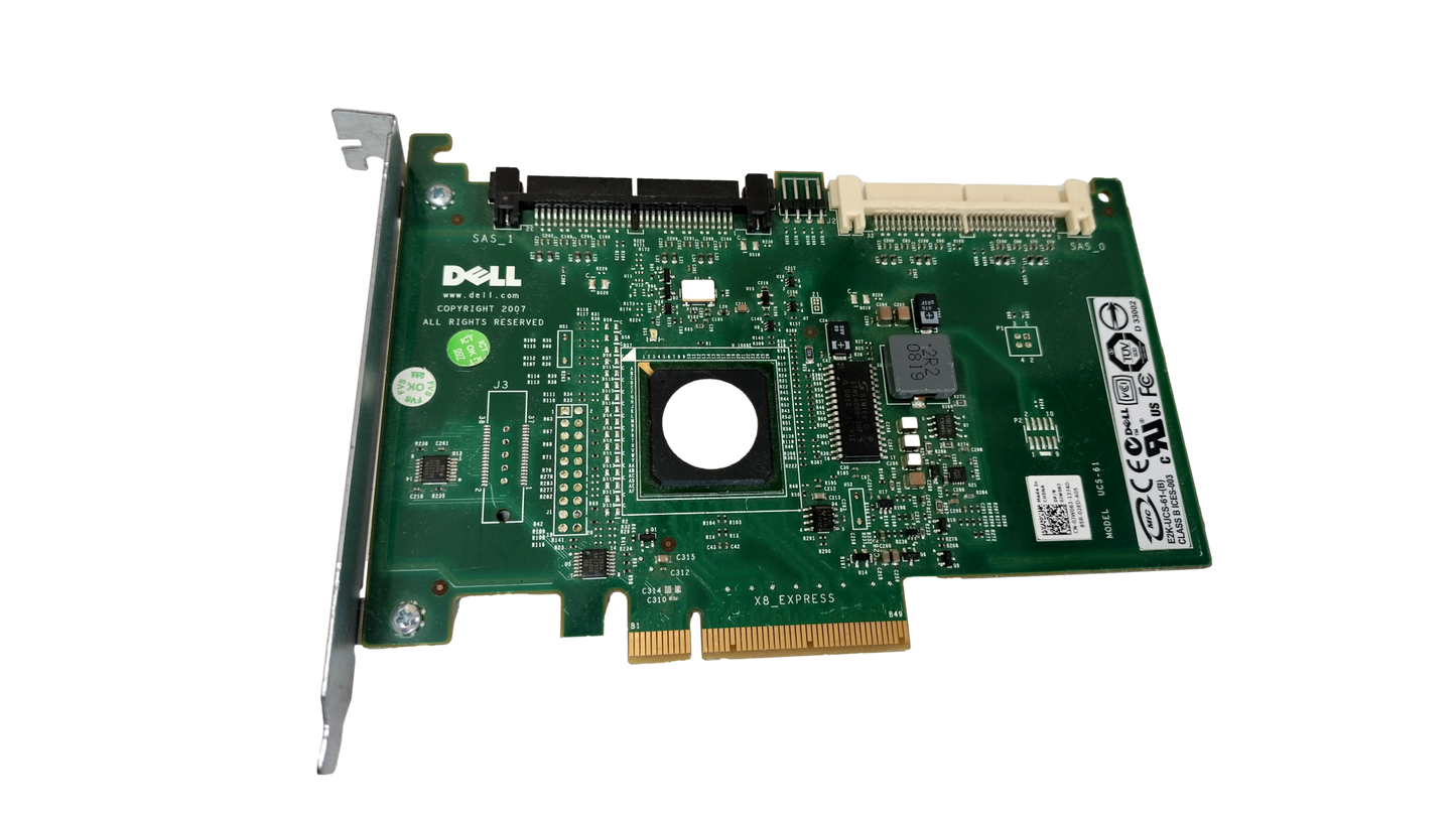 Dell PowerEdge Perc 6i SAS RAID Controller Card JW063