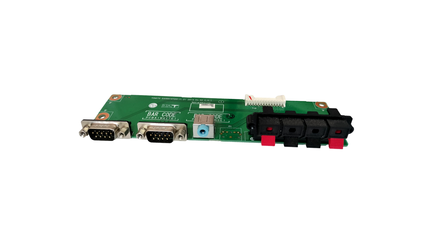 LG 55XF3C 72WX70 EAX65167201 Input Board RS232 Speaker Audio