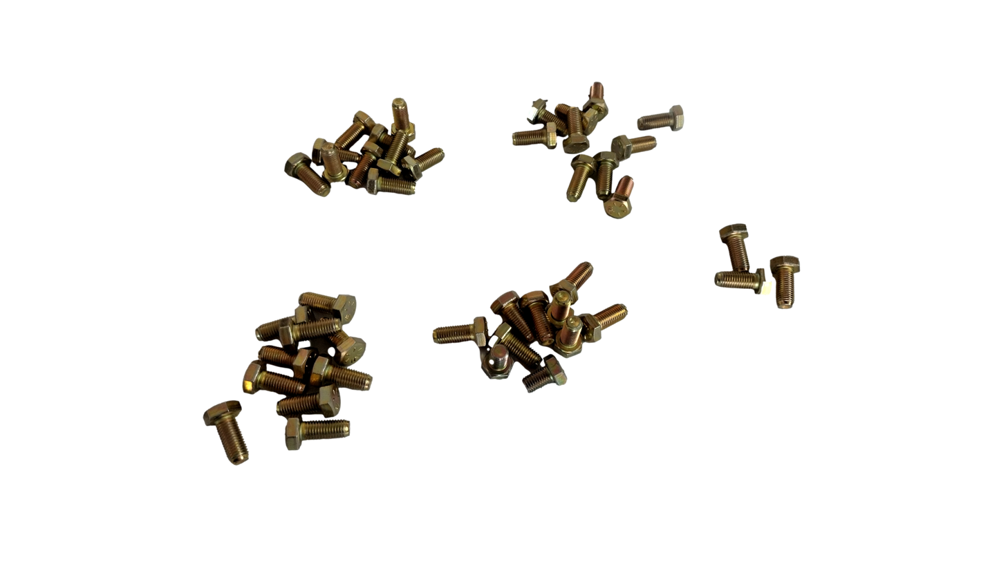 NFASCO 62270 HEX HD CAP Screw J429-8 FNA UNC N ZY 6/16 x 3/4, 43 pcs