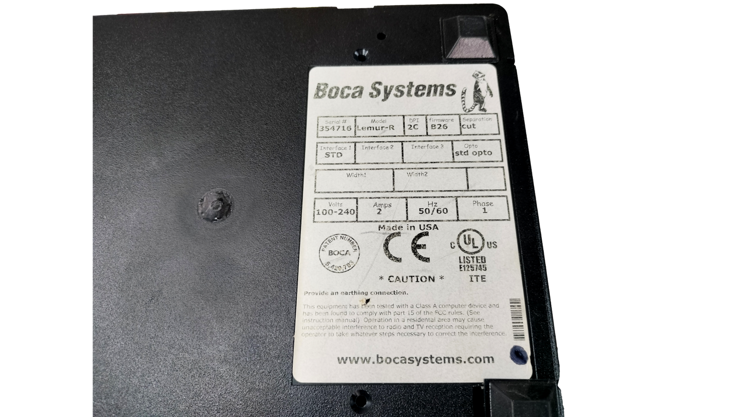 Boca Systems Lemur-R Ticket Printer