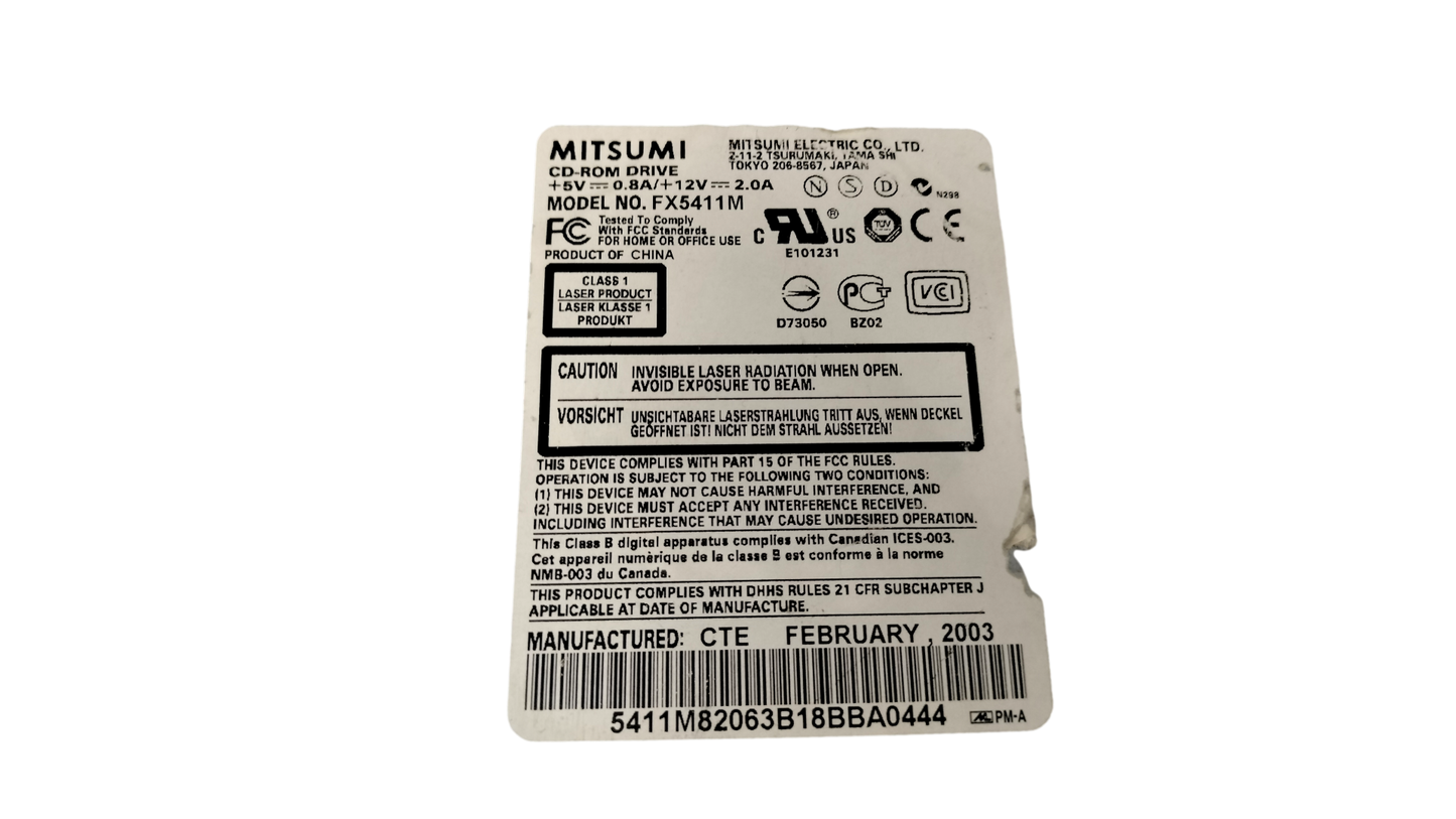 VINTAGE MITSUMI  BEIGE CD-ROM DRIVE FX5411M