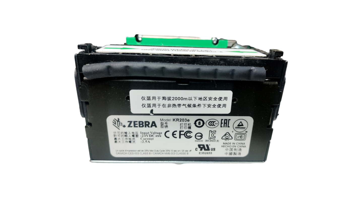 Zebra KR203 Direct Thermal KIOSK/POS Receipt Ticket Printer P1033662