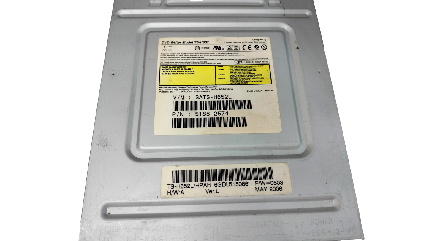 Toshiba TS-H652L DVD-RW DL LightScribe IDE Drive HP 5188-2574