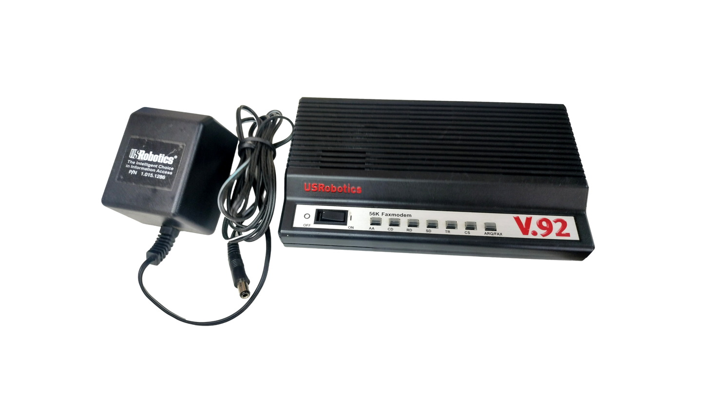 US Robotics 5686G 56K External Fax Modem V.92