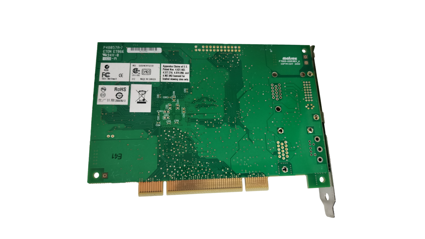 Matrox F7003-0301 Rev A Video Graphics Card G45FMDYP32DBF