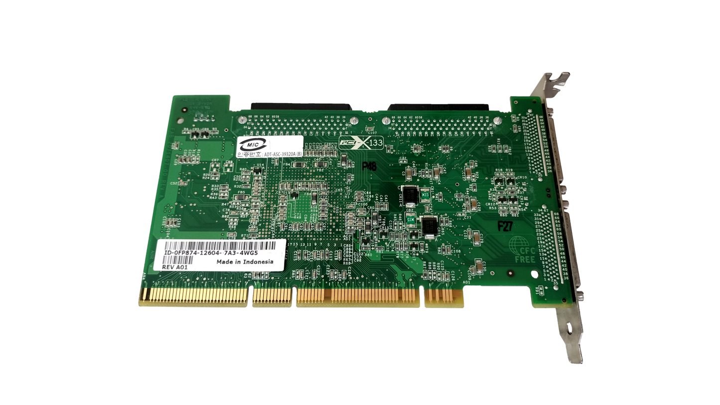 Adaptec 39320A Ultra DUAL Channel 320 SCSI Card Dell FP874