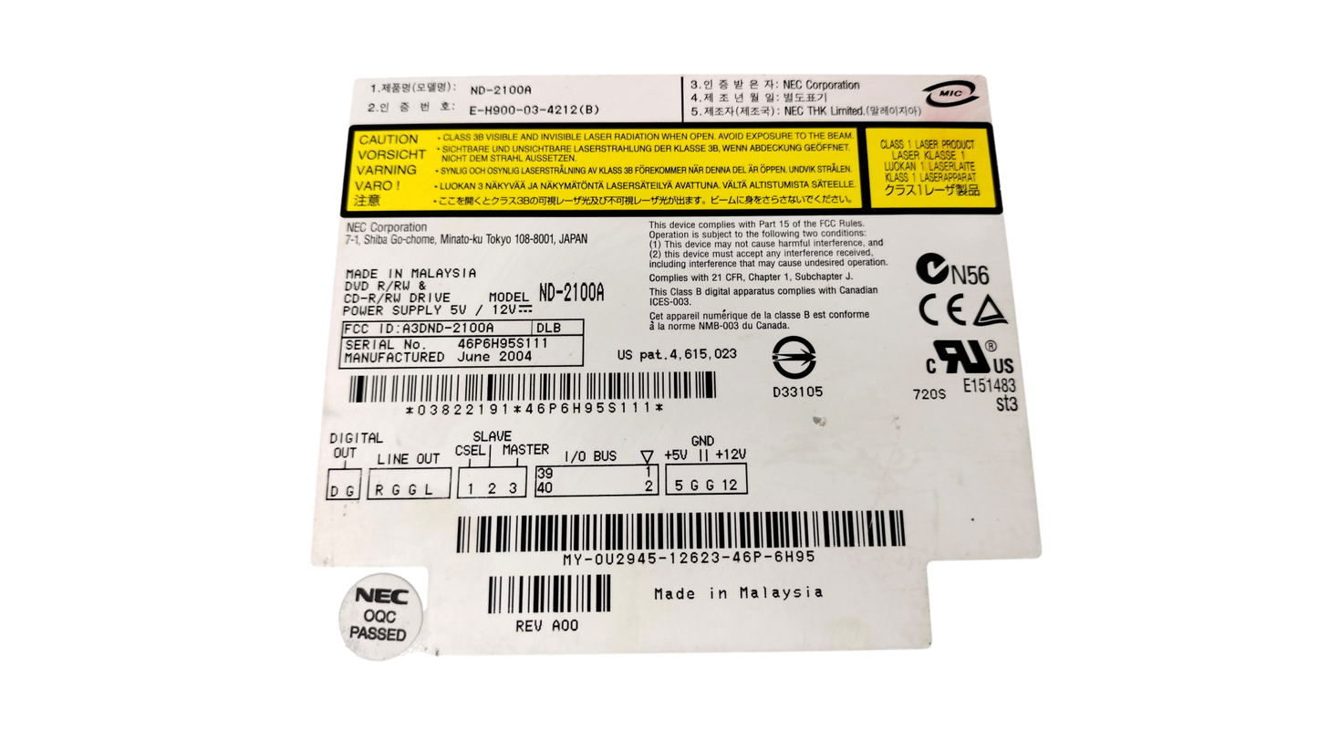 NEC ND-2100A DVD±RW Internal IDE Drive Dell C3164