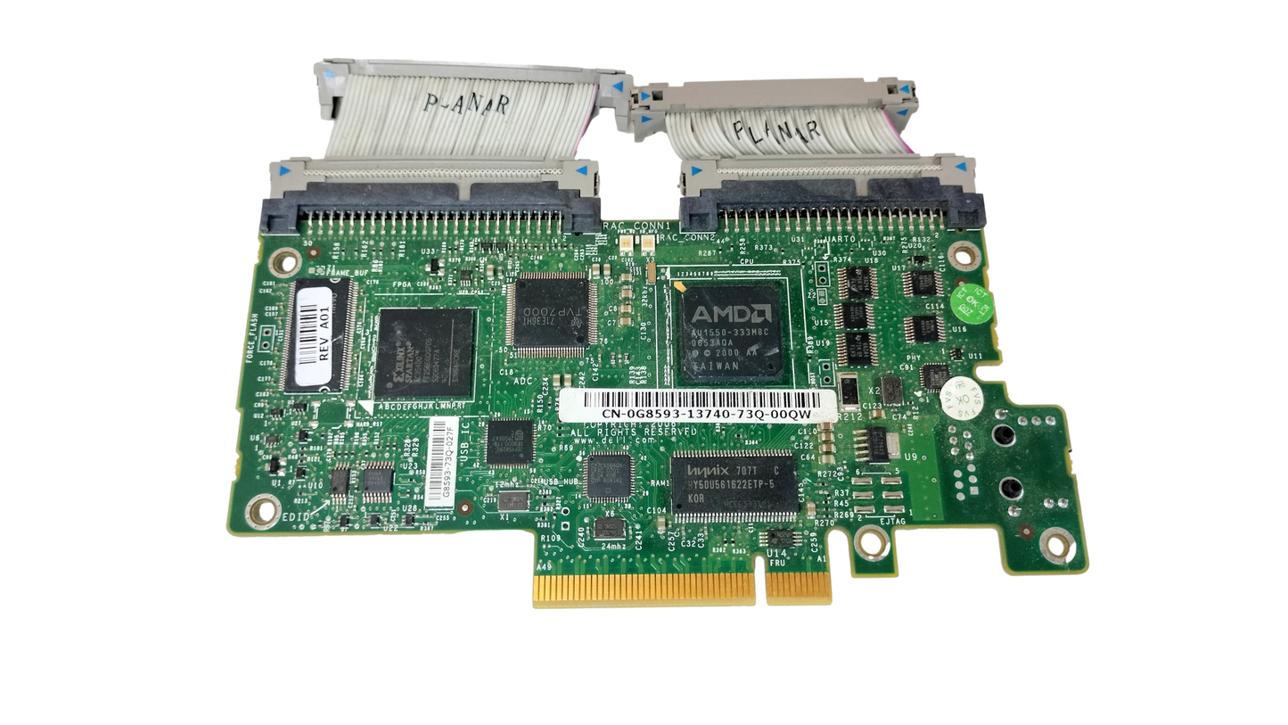 DELL POWEREDGE 1950 OR 2950 DRAC 5 REMOTE ACCESS CARD & CABLES 0G8593