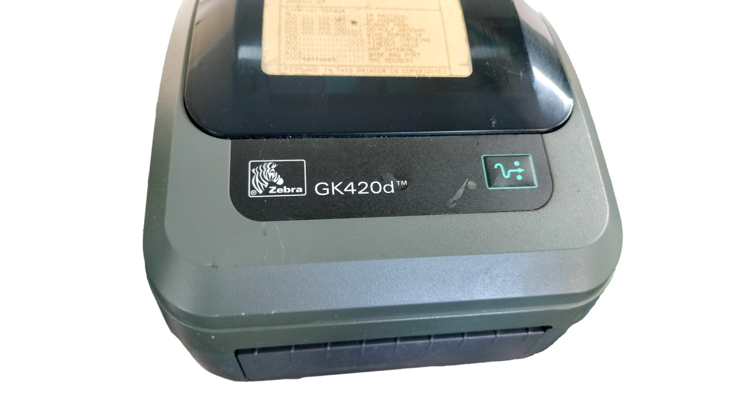 Zebra GK420d Label Printer As Is
