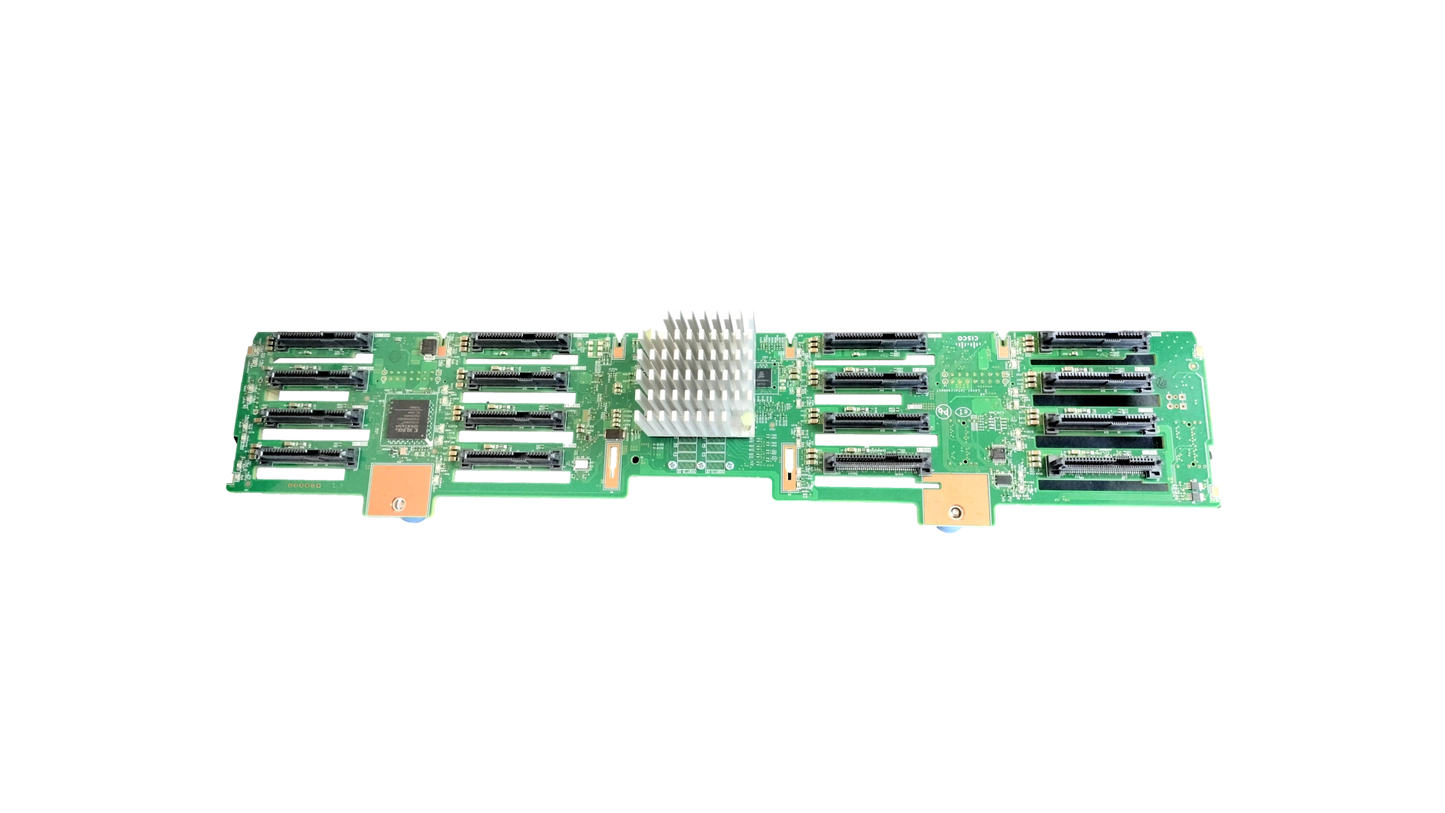 Cisco 2U-2_5 EXP BP HDDX16 REV A1 Backplane Board 0101ANM00-000-G