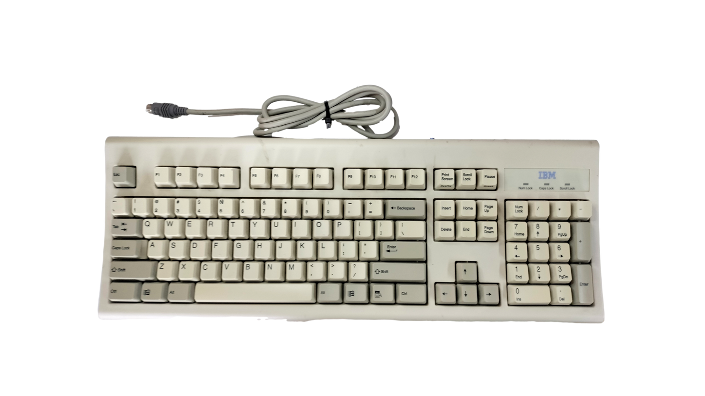Vintage IBM KB-8923 PS/2 Wired Mechanical Keyboard 07H0666