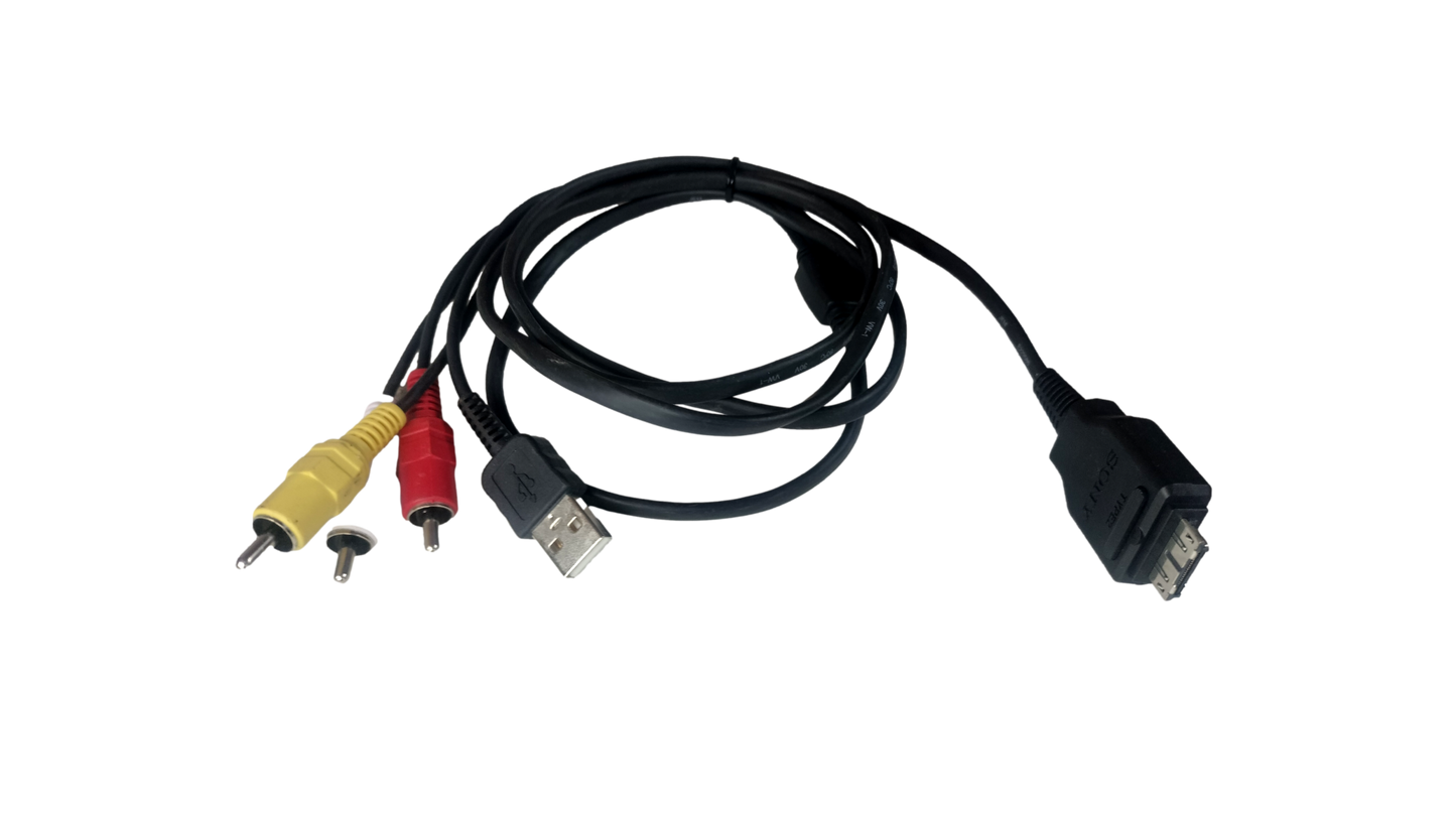 Sony Digital Camera TYPE 2 To RCA & USB Cable