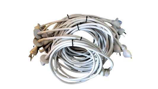 Lot of 15 Apple iMac 6 FT Power Cord 3-Prong Cable