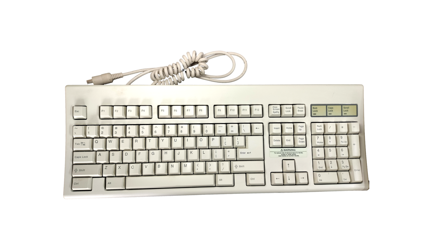 Vintage Sejin Electron SKR-1033 5-Pin DIN Keyboard
