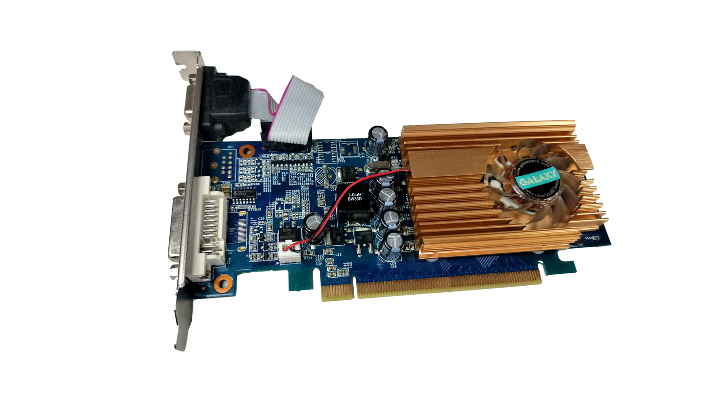 Galaxy NVIDIA GeForce 8400 GS 84GFE6HDFEXN 512MB DDR2 SDRAM PCI Express x16
