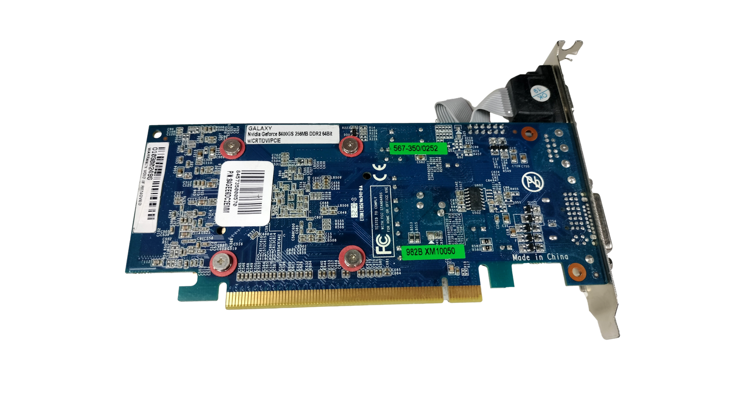 Galaxy NVIDIA GeForce 8400 GS 84GFE6HDFEXN 512MB DDR2 SDRAM PCI Express x16