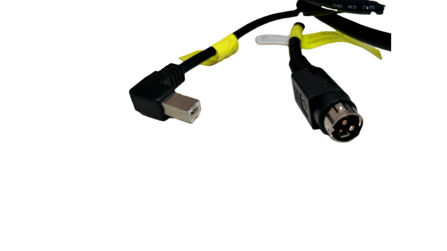 NCR 13ft 24v Powered USB Data Receipt Printer Power Cable 497-0459129