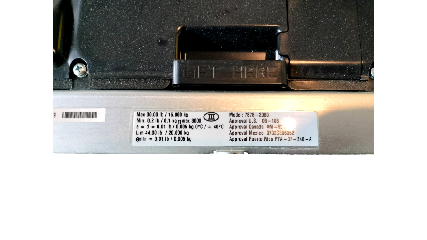 NCR RealScan 7878-2001 Hybrid Scanner Scale