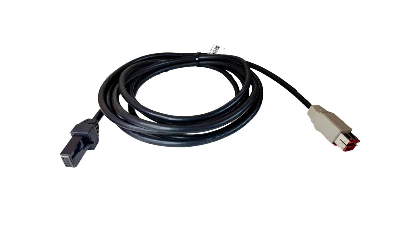 NCR 3m 2x4 Latch POS Cash Register Power Control Cable  497-0508477