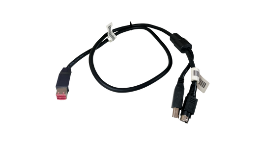NCR 1432-C088-0010 3ft 24v Powered USB Receipt Printer Power Cable 497-044177