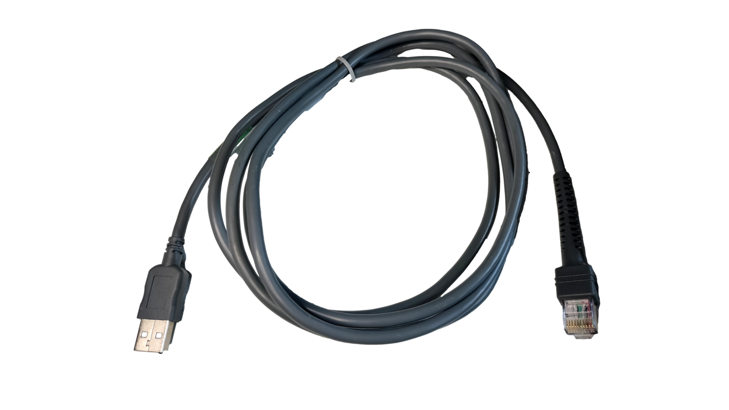 Zebra USB Power Plus Connector Straight Cable 7ft CBA-U01-S07ZAR