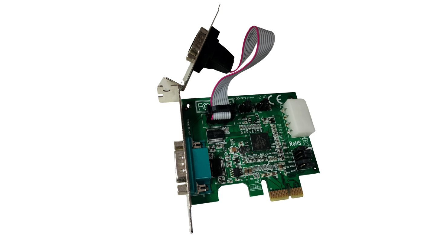 Startech.com 2 Ports RS232 DB9 Low Profile PCIe Serial COM Card PEX2S952LP