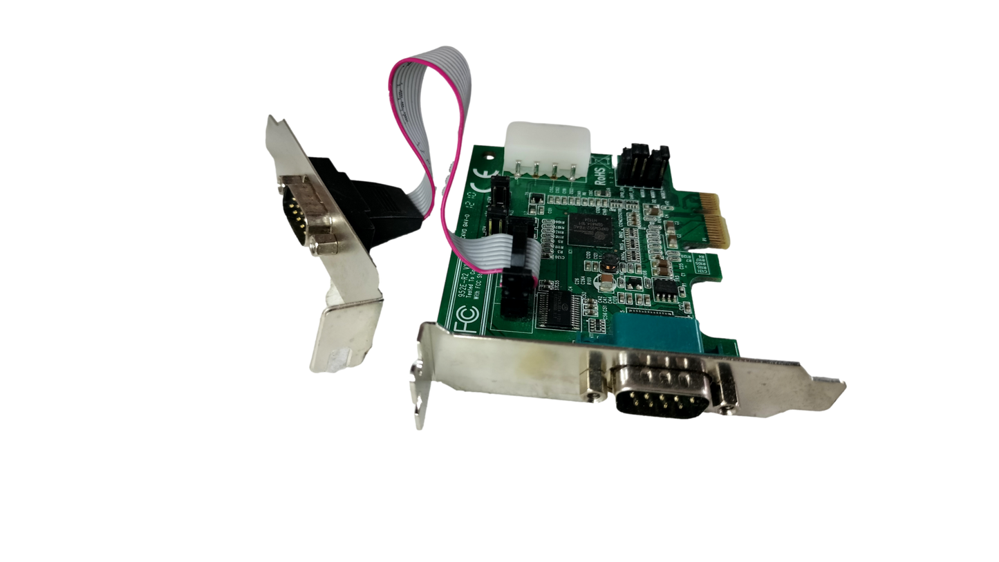 Startech.com 2 Ports RS232 DB9 Low Profile PCIe Serial COM Card PEX2S952LP
