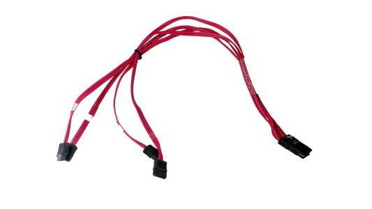 TCC SATA x4 Fanout to SFF-8087 Mini-SAS Cable 2136476-0500mm