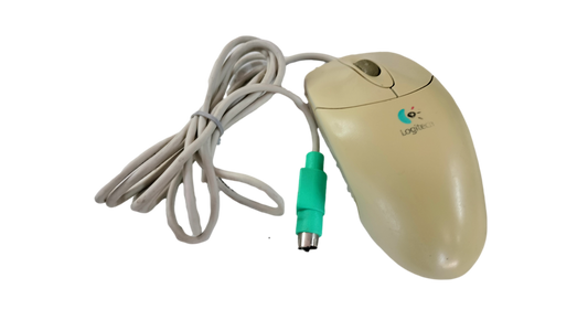 Vintage Logitech M-S48a PS/2 Ball Mouse