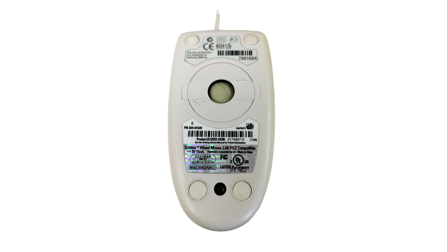 Vintage Gateway 7001604 PS/2 Wheel Mouse  X04-81528