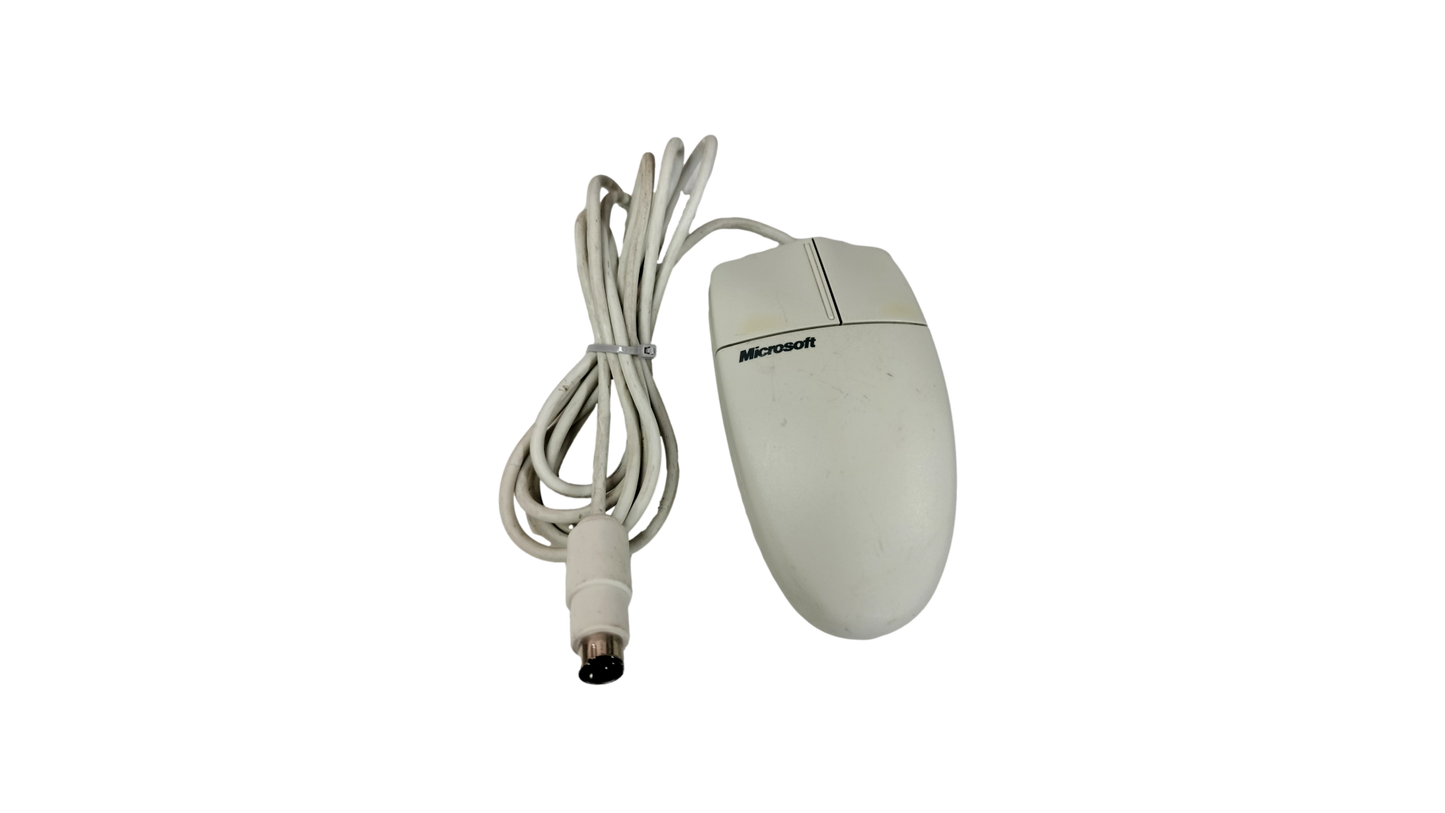 Vintage Microsoft Basic Mouse Serial & PS/2 Compatible X03-69945