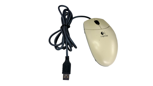 Logitech M-BJ69 Optical Wired Scroll 3 Button Wheel Computer Mouse