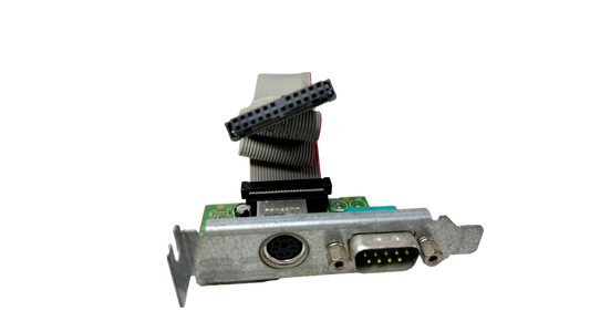 OEM Dell Y9001 Serial & PS/2 Add-in Card w/ Cable