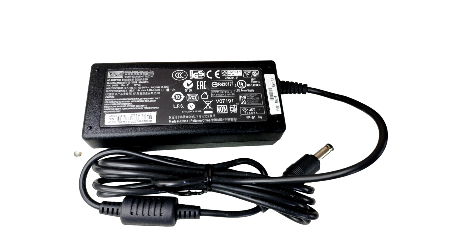 OEM APD Dell Wyse NB-65B19 65W 19V 3.42A AC Power Supply