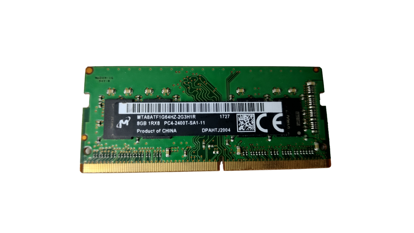 MICRON 8GB 1RX8 PC4 2400T MTA8ATF1G64HZ Memory