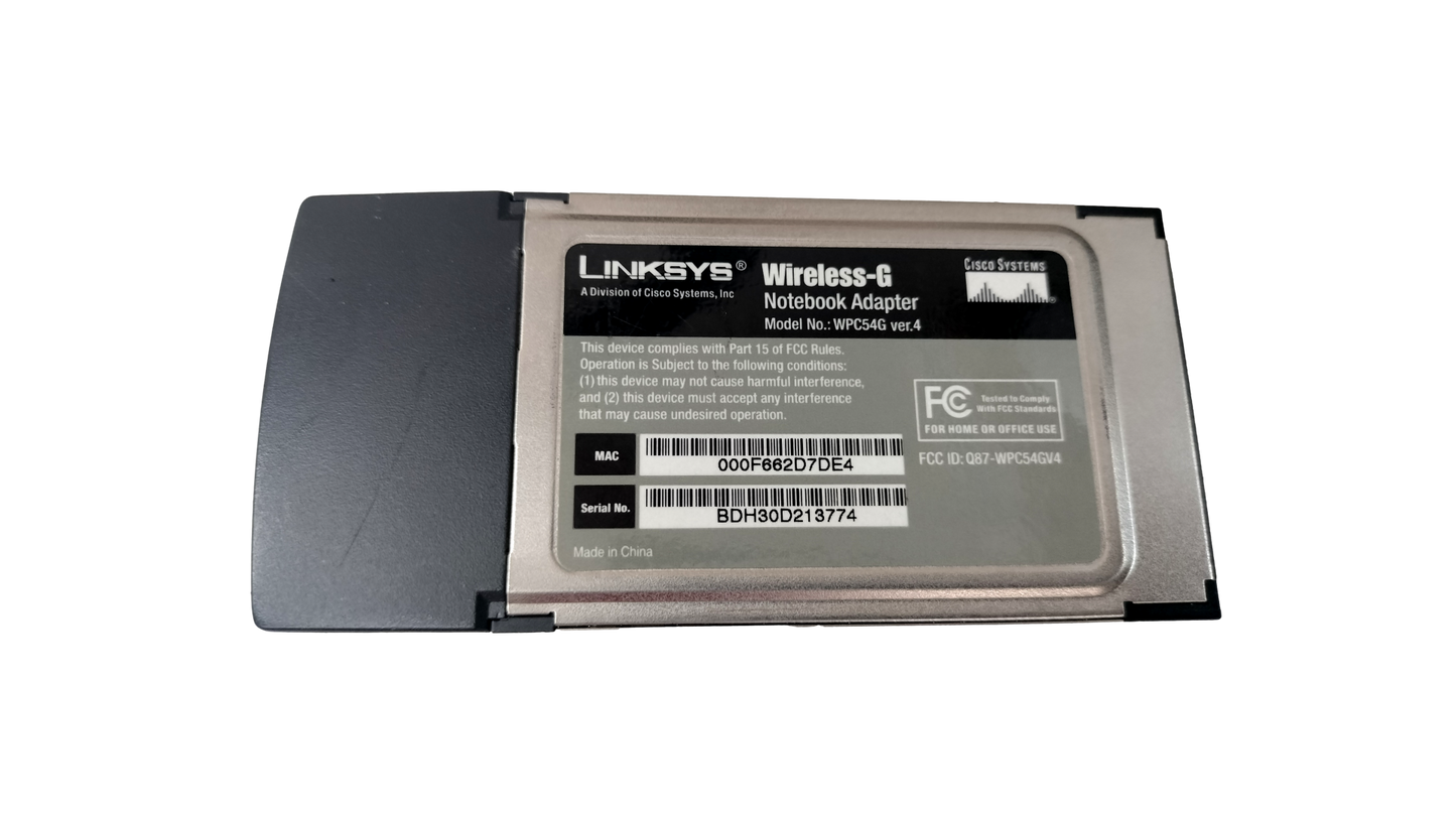 Linksys WPC54G Ver 4 Wireless G PCMCIA Adapter