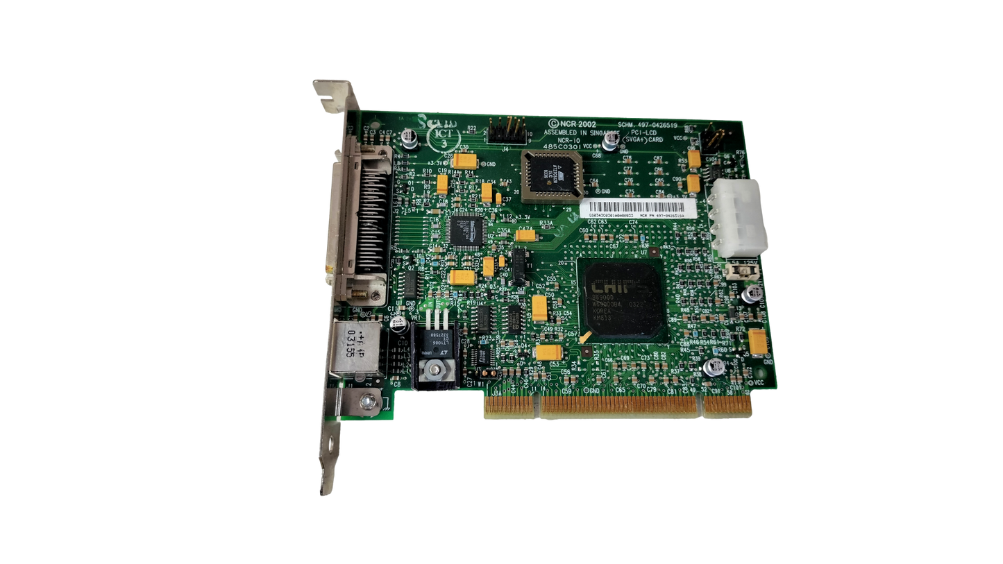 NCR NCRC-10 PCI-LCD SCHEM. 497-0426519 SVGA+)CARD