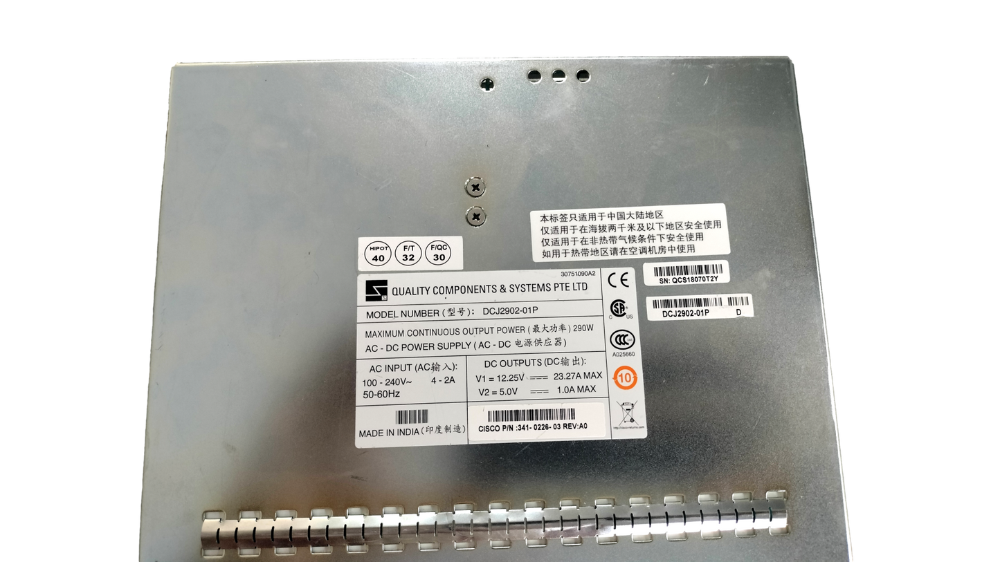 Cisco 2921 2951 DCJ2902-01P 290w Power Supply