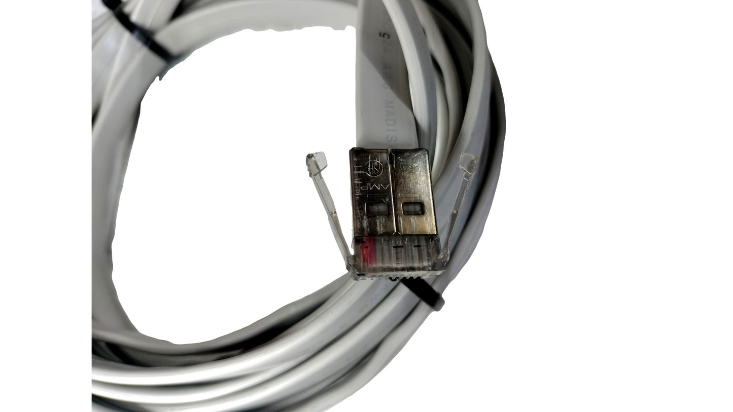 IBM POS Cash Register System 15-foot 8-PIN Cable -42M5615