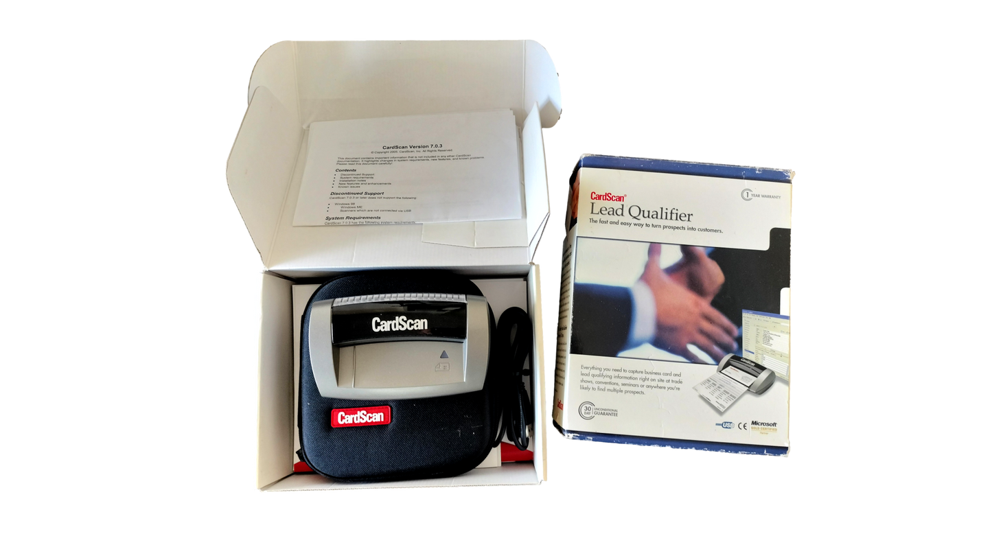 Corex CardSCan 700C Business Card Scanner