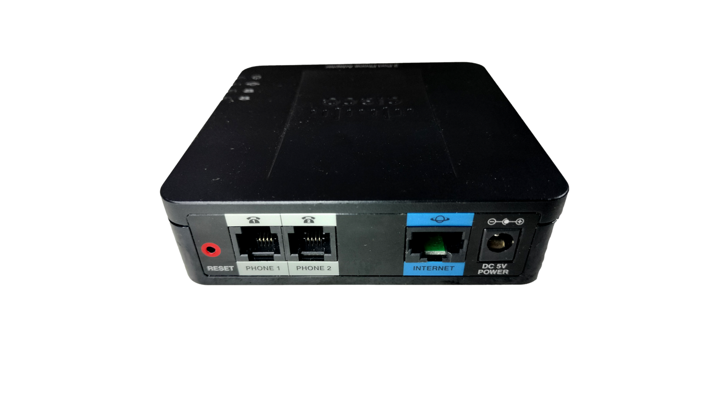 Cisco SPA112 2-Port VoIP ATA Phone Adapter